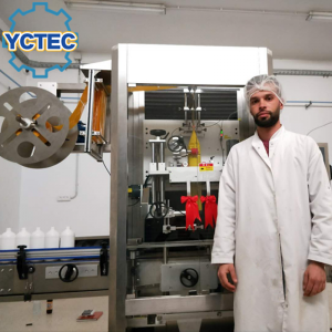 YCT-100 Máquina automática de manga e contração