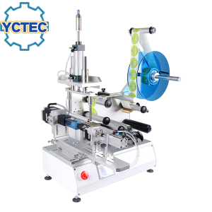 Máquina de rotulagem de rolamento 360° semiautomática YCT-13