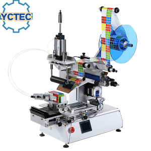 YCT-14 Semi awtomatiko nga Plane Rolling Labeling Machine