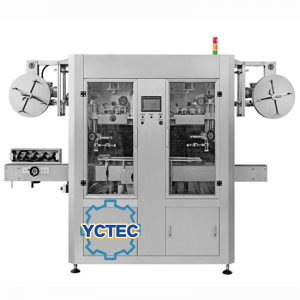 YCT-D22 Automatische Doppelkopf-Sleeve- und Schrumpfmaschine