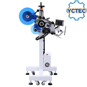 Máquina de etiquetado de la parte superior de la línea de producción automática YCT-90